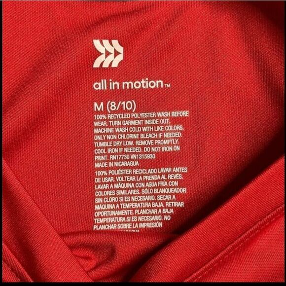 All In Motion athletic tops size 8 to 10 Black  Purple Red Soccer Tank Spring - Picture 8 of 10